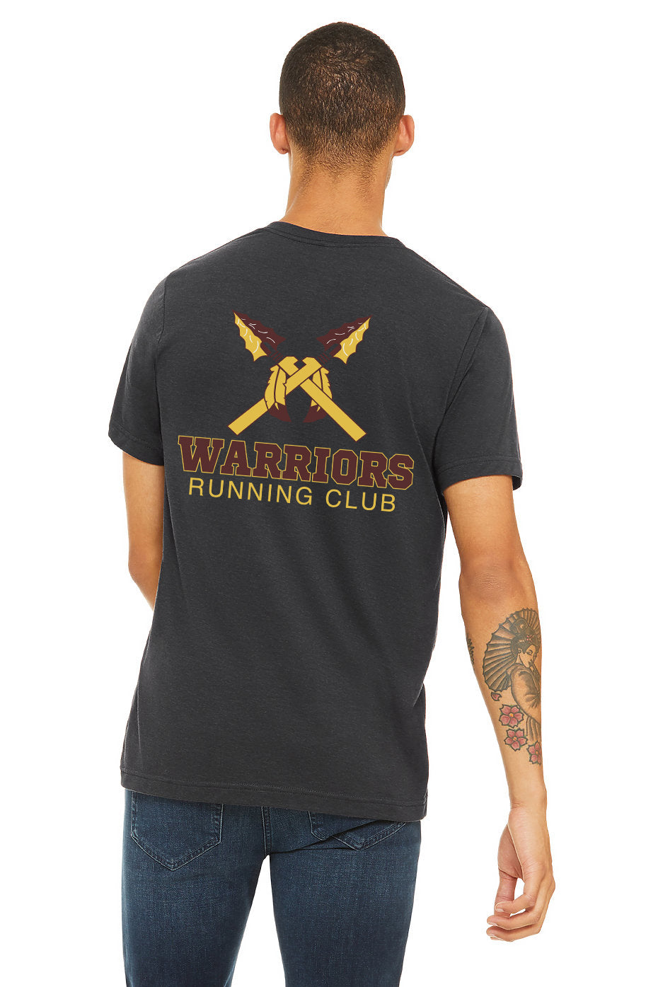 DOUBLE SIDED LOGO UNISEX TRIBLEND S/S TEE