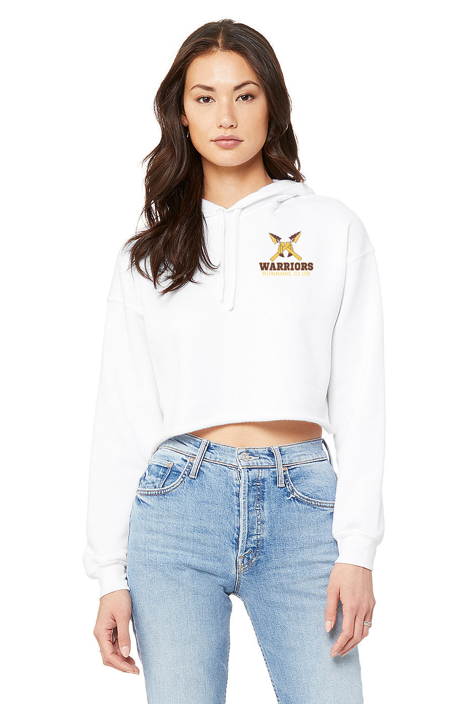 WOMEN'S CROPPED FLEECE HOODIE