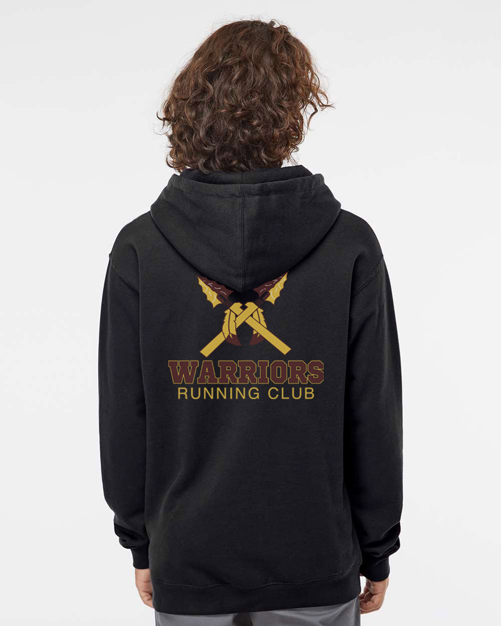 DOUBLE SIDED LOGO UNISEX SPONGE FLEECE PULLOVER HOODIE