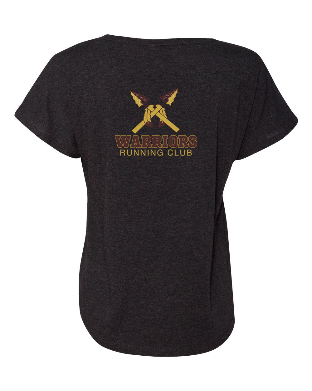 WOMEN'S DOUBLE SIDED LOGO DOLMAN S/S TEE