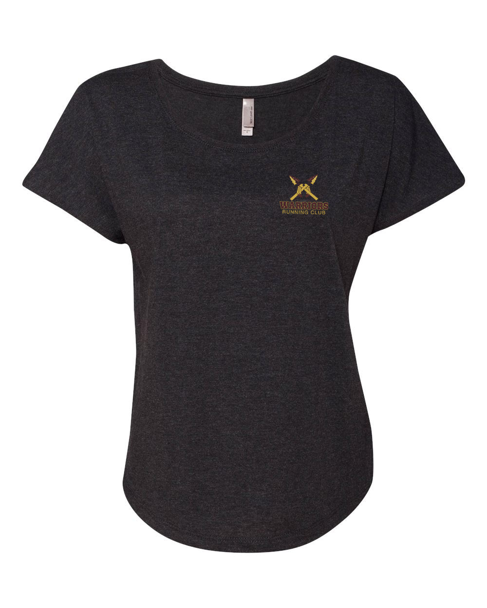 WOMEN'S DOUBLE SIDED LOGO DOLMAN S/S TEE