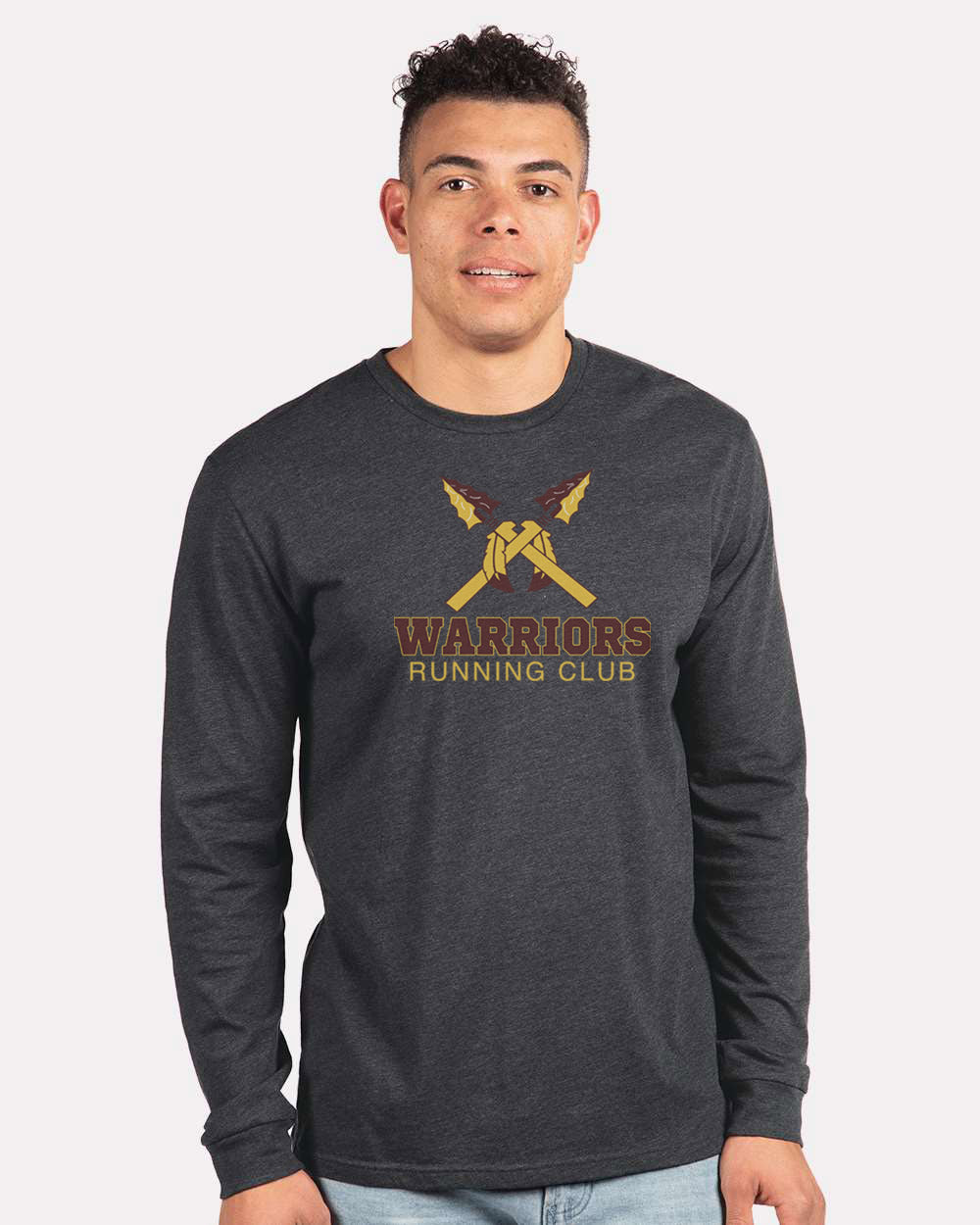 LARGE LOGO UNISEX TRIBLEND LONG SLEEVE TEE