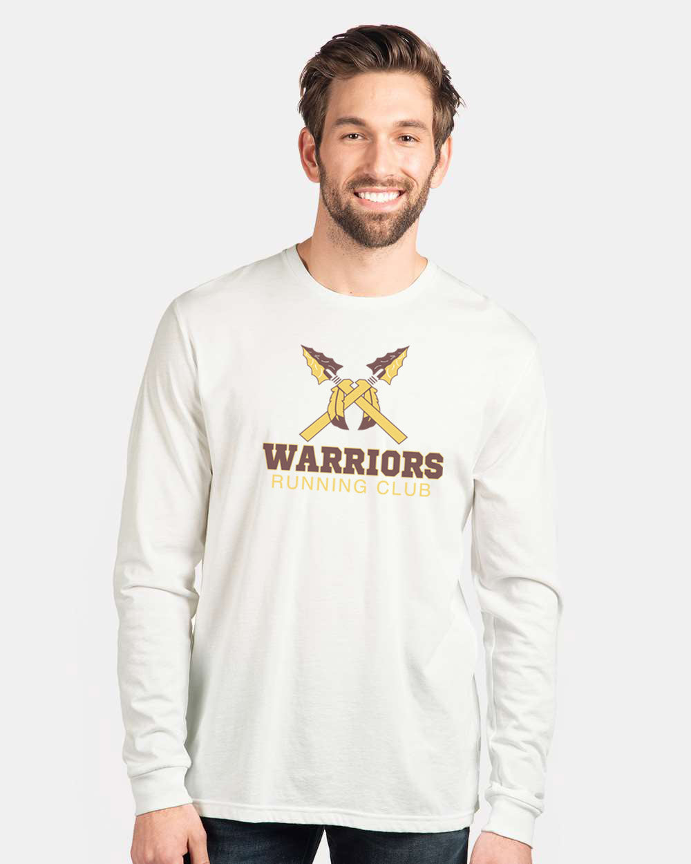 LARGE LOGO UNISEX TRIBLEND LONG SLEEVE TEE