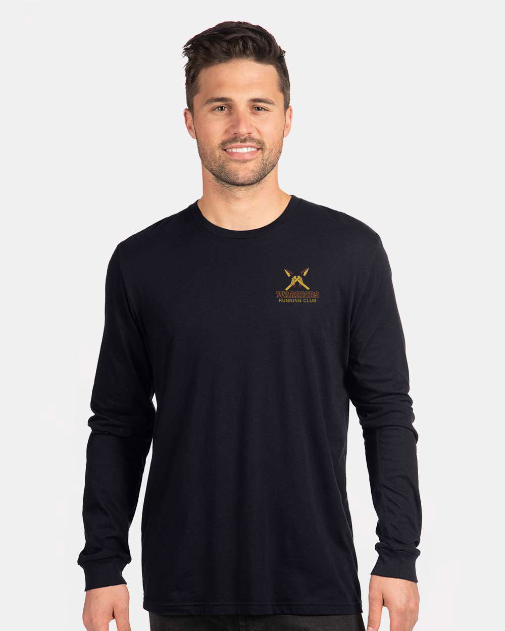 DOUBLE SIDED LOGO UNISEX TRIBLEND LONG SLEEVE TEE