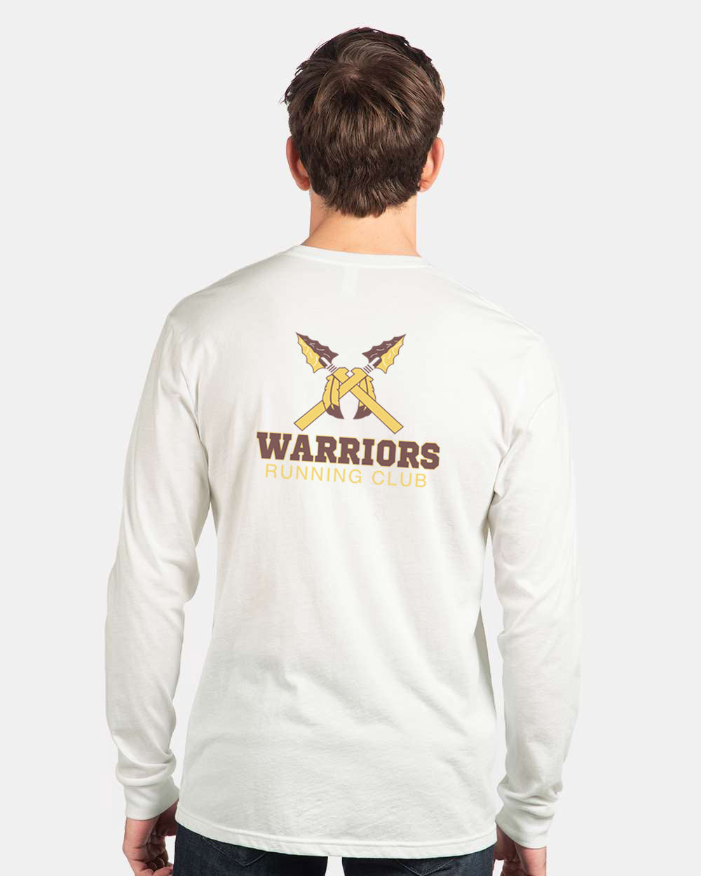 DOUBLE SIDED LOGO UNISEX TRIBLEND LONG SLEEVE TEE