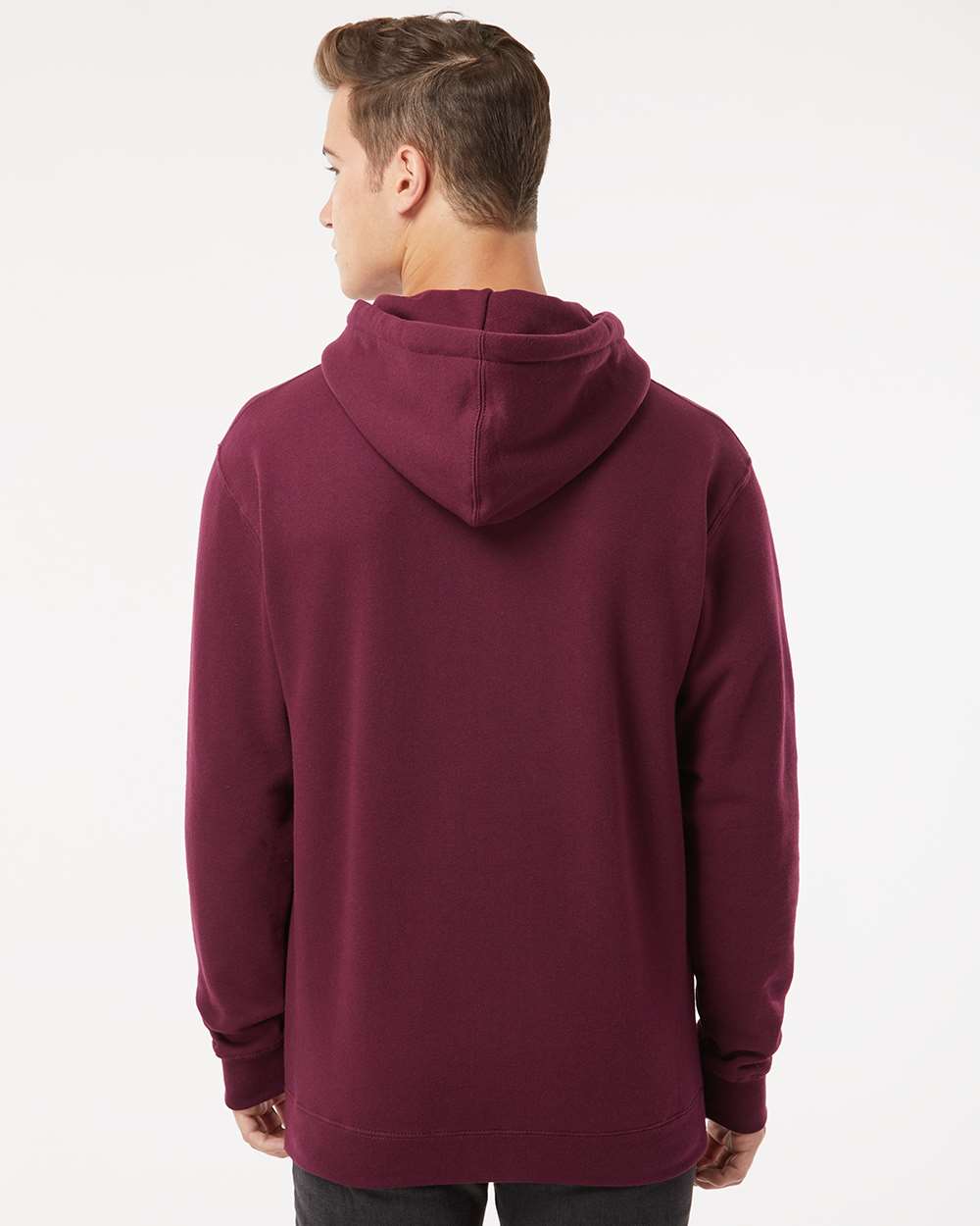 LARGE FRONT LOGO UNISEX SPONGE FLEECE PULLOVER HOODIE