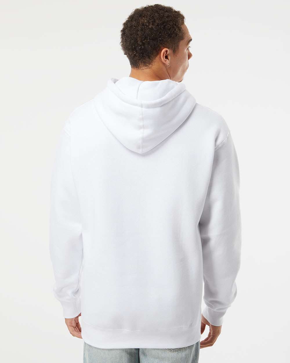 LARGE FRONT LOGO UNISEX SPONGE FLEECE PULLOVER HOODIE