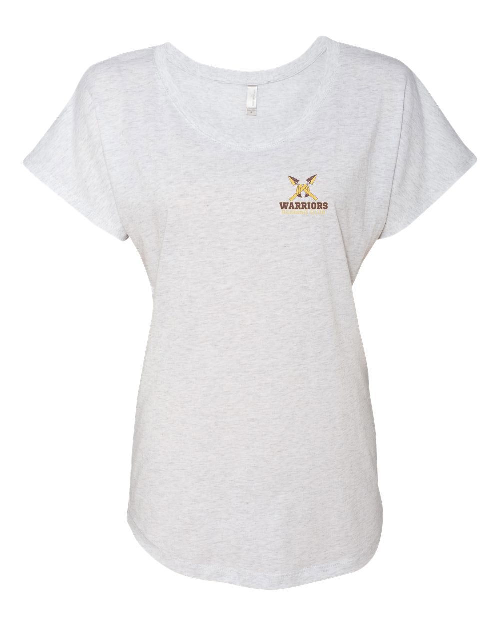 WOMEN'S DOUBLE SIDED LOGO DOLMAN S/S TEE