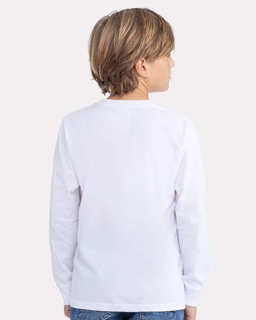 YOUTH LARGE FRONT LOGO LONG SLEEVE TEE