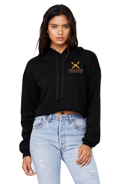 WOMEN'S CROPPED FLEECE HOODIE