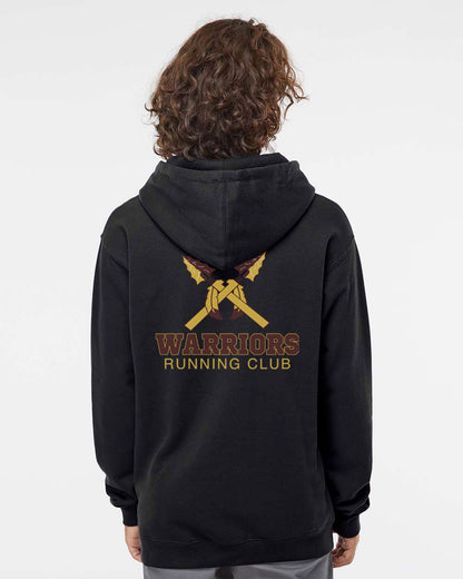 DOUBLE SIDED LOGO UNISEX SPONGE FLEECE PULLOVER HOODIE