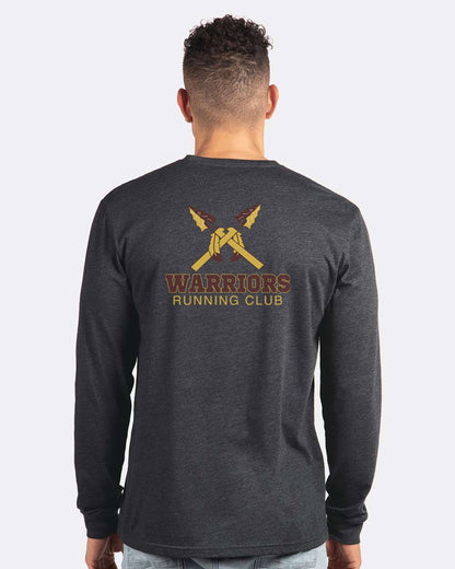 DOUBLE SIDED LOGO UNISEX TRIBLEND LONG SLEEVE TEE