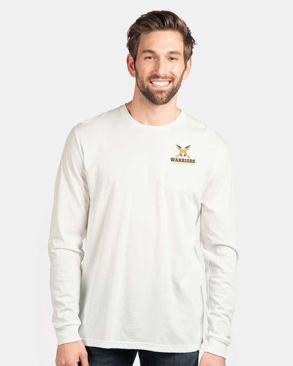 DOUBLE SIDED LOGO UNISEX TRIBLEND LONG SLEEVE TEE