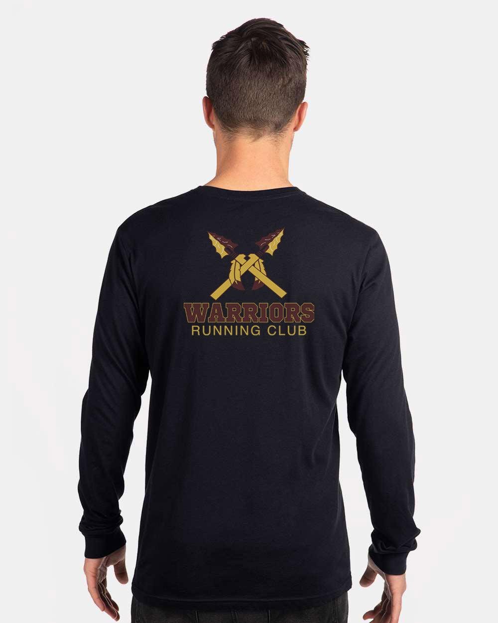 DOUBLE SIDED LOGO UNISEX TRIBLEND LONG SLEEVE TEE