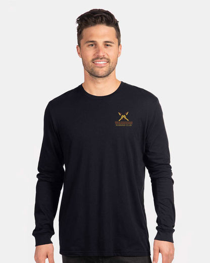 DOUBLE SIDED LOGO UNISEX TRIBLEND LONG SLEEVE TEE