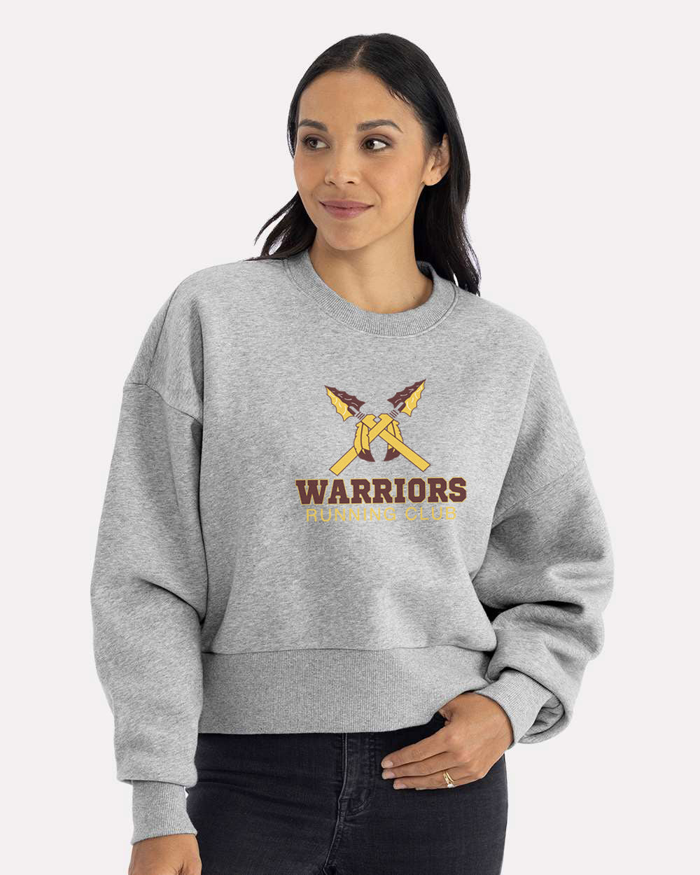 WOMEN'S LARGE LOGO CREW NECK SWEATSHIRT