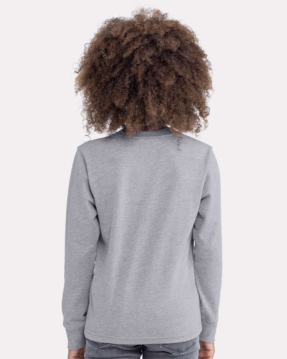 YOUTH LARGE FRONT LOGO LONG SLEEVE TEE